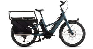 Bicicleta Electrica Cube LONGTAIL HYBRID FAMILY 800, Royalgreen BLACK, 2026, One Size - 26"