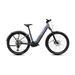 Bicicleta Electrica Cube Reaction, Hybrid Performance 720 Fe Easy Entry, Ashgrey Prism 2027 - 27.5"