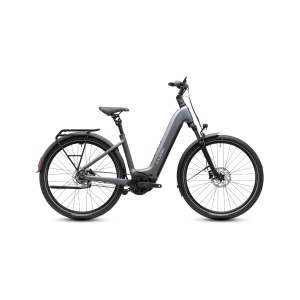 Bicicleta Electrica Cube Touring Hybrid Deluxe, SLX 800 Easy Entry, Slabgrey Chrome 2027 - 28"