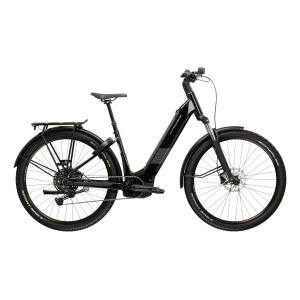 Bicicleta electrica Kross Influx Hyb Suv Ls 3.0 800 29" negru/argintiu lucios