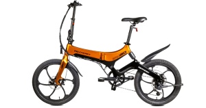 Bicicleta Electrica MS ENERGY I 20, Orange BLACK - 20"