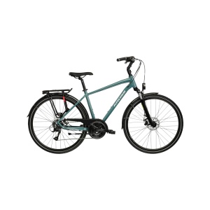 Bicicleta Kross Trans 3.0 green/silver glossy