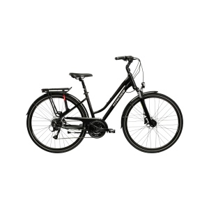 Bicicleta Kross Trans 4.0 black/silver glossy