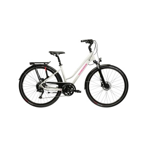 Bicicleta Kross Trans 5.0 grey/pink glossy