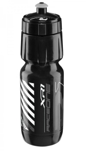 Bidonas Raceone XR1 750ml negru, logo gri/alb