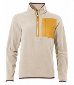 Bluza tehnica dama Fleece Vaude Rosemoor Halfzip Ecru
