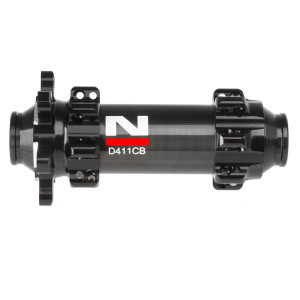 Butuc fata carbon Novatec D411CB 3in1 28h disc negru