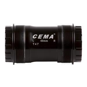 Butuc pedalier CEMA T47, compatibil SRAM DUB, rulmenți oțel inoxidabil, 28.99 mm, M47 x 1.0, 68/73 mm, negru (Copy 1)