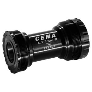 Butuc Pedalier CEMA T47A, SG3 Ceramic COATED, Praxis M30, diametru ax 28–30 mm
