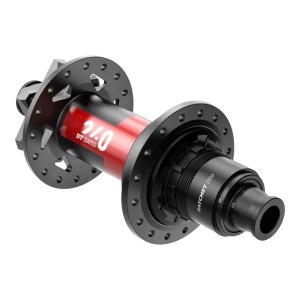 Butuc Spate DT Swiss 240 MTB DB DEG 90 157/12mm TA B+, IS 6-b, 32 Gauri, SRAM XD MTB