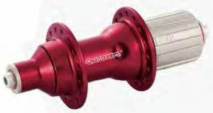 Butuc spate Quanta GT2R, alu, 32H, ax QR M10x130x140mm, 2rulmenti, caseta otel 11pinioane, 3clicheti, negru