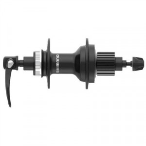 Butuc spate Shimano FH-MT401-B, 28H, 12 vit., old 141mm, QR 174mm negru