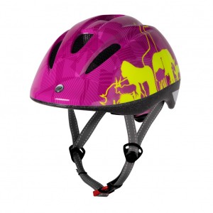 Casca copii Force FUN Animals Fluo/Pink