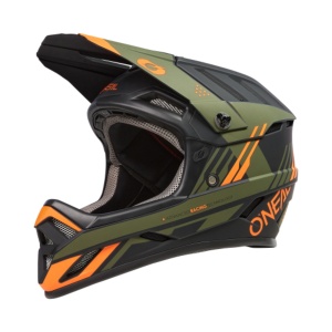 Casca O'NEAL Backflip Strike, Black/Orange/Olive