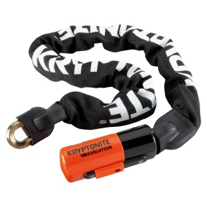 Chain Lock Kryptonite Evolution 1090 Length 90Cm, 10Mm, Black, 3 Keys, 1 Led