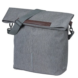 City Geanta Shopper Basil MIK Hooks Gri, 14-16 L, MIK Hooks