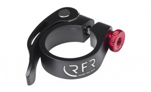 Colier tija sa RFR QR negru/rosu 31.8 mm