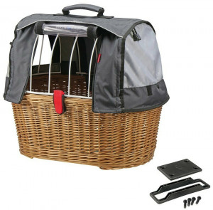 Cos pentru caine, KLICKfix Doggy Basket Plus brown, 045X52X36 cm, GTA