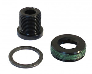 crank screw M15/M22 Alu, self-extracting GXP Blk 1