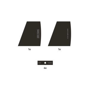 Decal Set DT Swiss ARC 1100 29x20 DB black, vinyl, valve guard