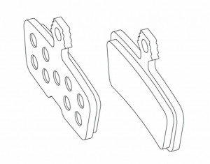 disc brake pad set Avid f.MY 11 Code Metal sintered/steel