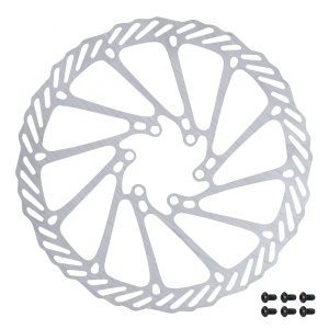 Disc Frana Force-7 180mm, 6 Gauri, Argintiu