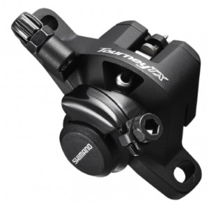 Etrier frana pe disc Shimano Tourney BR-TX805 fata sau spate mecanica fara adaptor negru