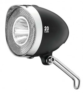 Far fata XLC battery LED Retro black, 20 LUX