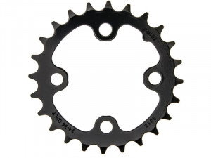Foaie Angrenaj Sram Mtb BCD64 V1 - Otel, 24T, Negru