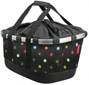 Geanta KLICKfix Bikebasket GT dots, 33x27x42cm