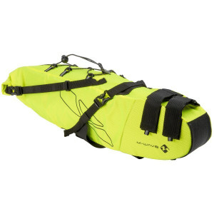 Geanta M-Wave "Rough Ride" prindere tija sa, 100% waterproff, galben neon / negru, max 11litri