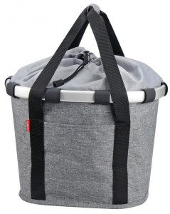 Geanta portbagaj KLICKfix Bikebasket twist silver, 35 x 28 x 26cm