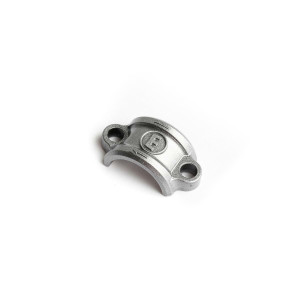 Handlebar clamp, Carbotecture®, silver, without screws (PU = 1 piece)