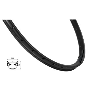 Janta FORCE XC DISC 584x23, 32H, Negru