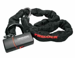 Lacat chain lock Trelock LC 680 Loop 110CM, 10MM, BLACK, W/O MOUNT