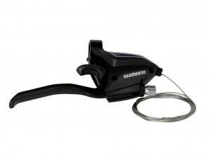 Maneta frana/schimbator Shimano ST-EF 500 4-finger 8 viteze, dreapta, V-Brake, 2,050mm, negru