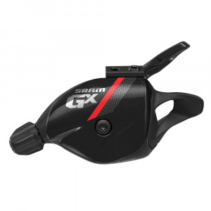 Maneta schimbator Sram GX 2x11 viteze stanga fara coliere negru/rosu
