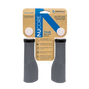Mansoane Herrmans Nucore Tour Peak 130mm, Diametru 22mm, Gri DD47 BL+BR