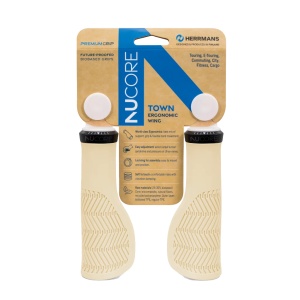 Mansoane Herrmans Nucore Town Wave 130mm, Diametru 22mm, Daisy, DD48 BL+BR