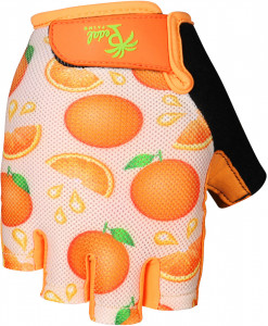 Manusi Pedal Palms Short Finger Glove orange crush