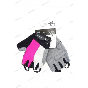 Manusi Velotech, Alb/Roz/Negru