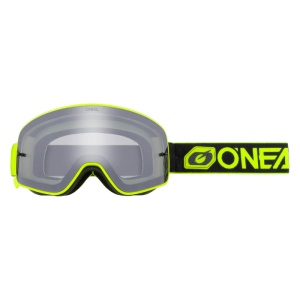 Ochelari O'NEAL B-50 Brille FORCE, Certificare: EN 1938, Culoare Negru/Neon - Galben - Lentilă argintie cu efect de oglindă