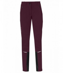 Pantaloni dama Softshell Vaude Larice Cassis