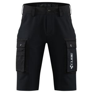 PANTALONI MECANIC CUBE WORK SHORT CREW BLACK