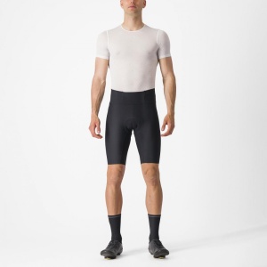 Pantaloni scurti cu bretele Castelli Espresso, Negru