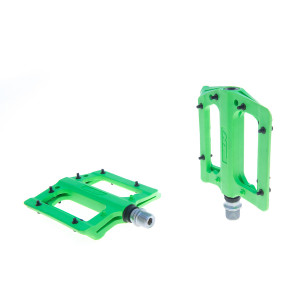 Pedale plastic cu rulmenti cuie detasabile HT-PA 12A verzi