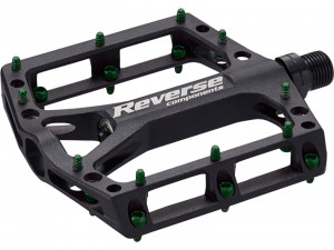 Pedale REVERSE Black ONE negru-verde