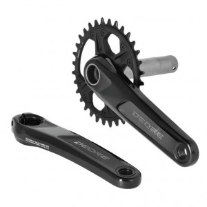 Pedalier Deore M6100-1, 30 teeth, 175mm FCM6100-1, 2-piece, 12 speed w/o BB cups