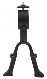 Picior sprijin dublu alu prindere mijloc pentru biciclete 24"-28"ajustabil fara chei negru