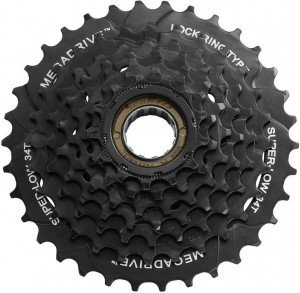 Pinioane Sunrace filet MFM300 7DV 14-34T 7 vit negre